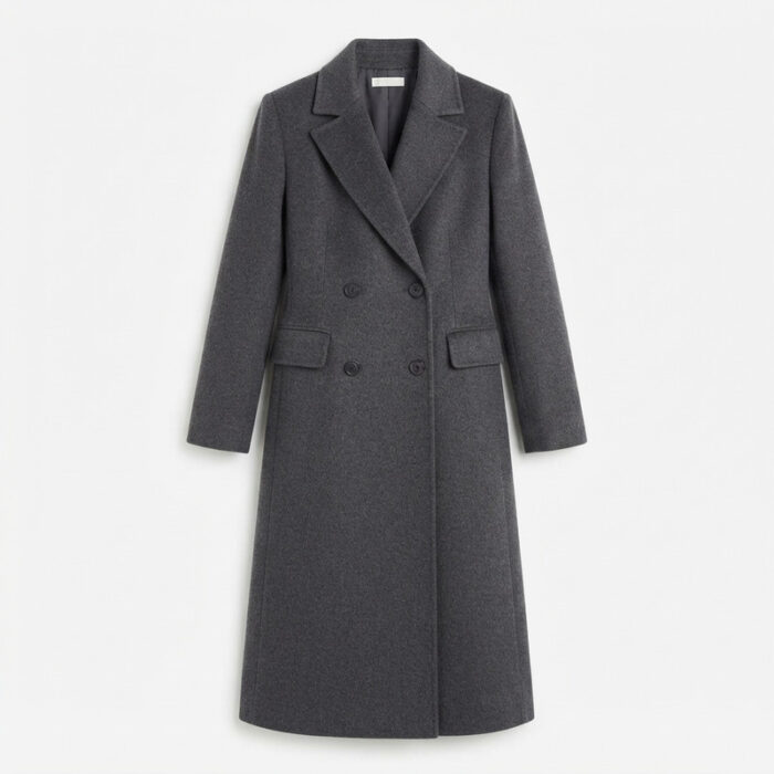 Wool Blend Long Coat