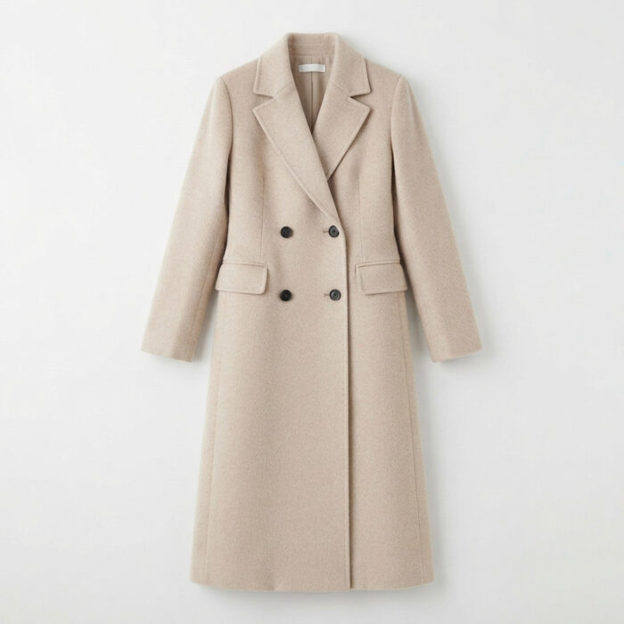Wool Blend Long Coat