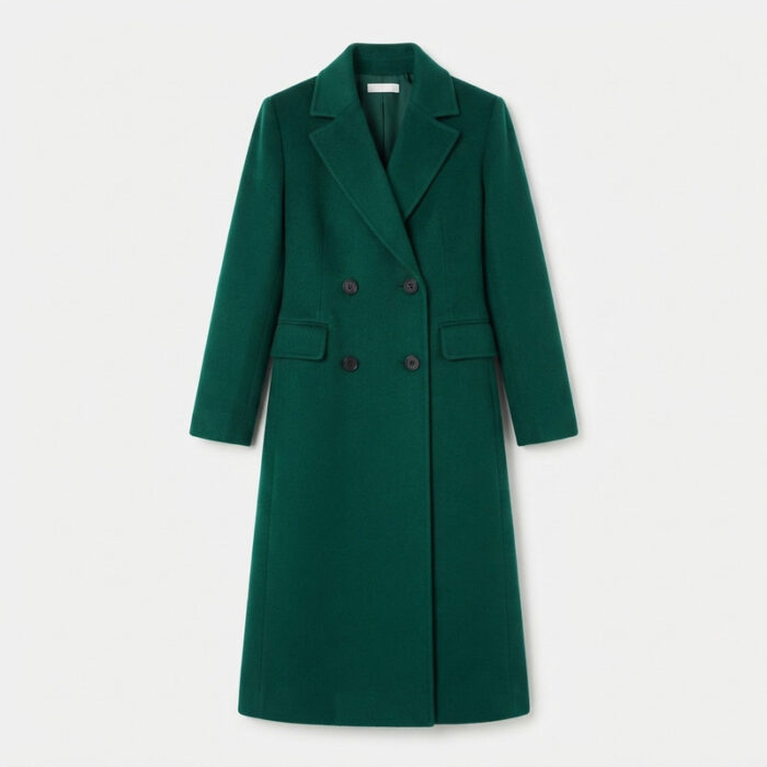 Wool Blend Long Coat
