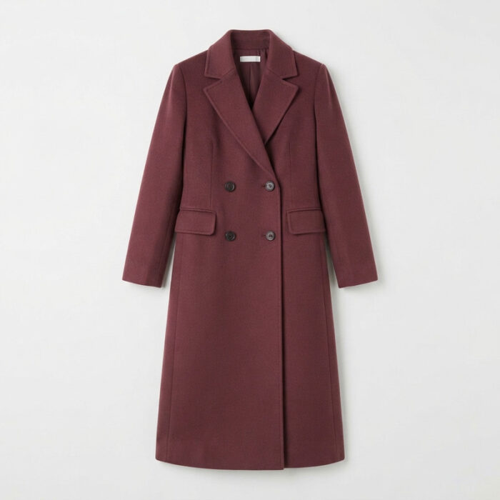 Wool Blend Long Coat