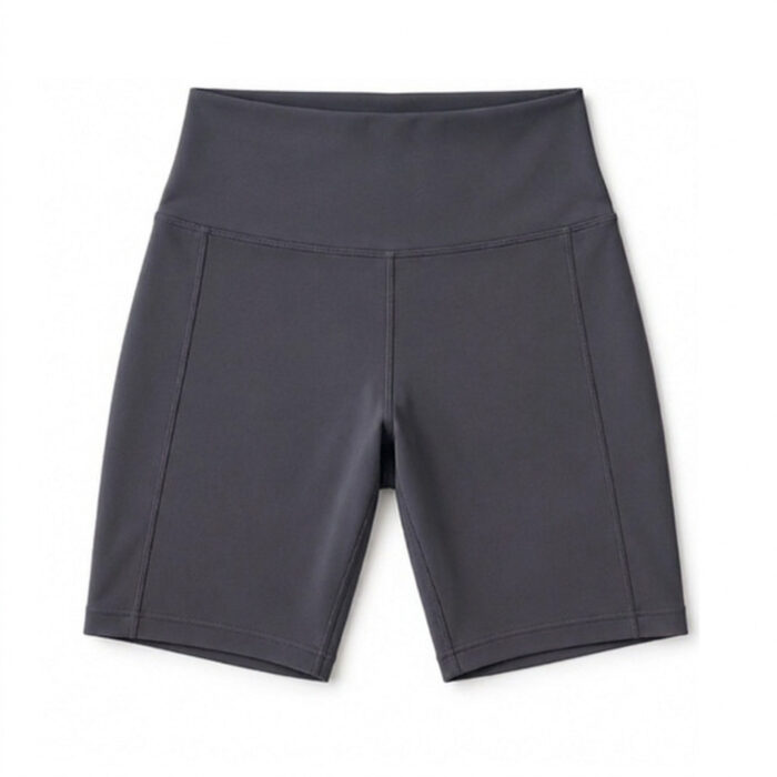 Womens Biker Shorts - Charcoal Grey