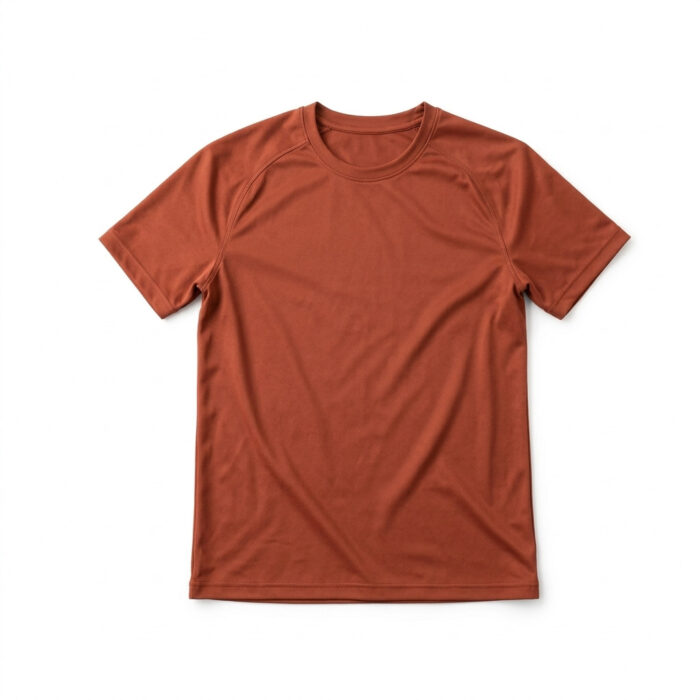 Mens Training T-Shirt - Terracotta