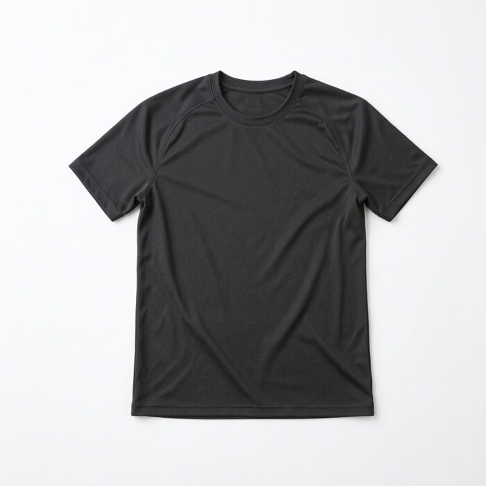 Mens Training T-Shirt - Charcoal Black
