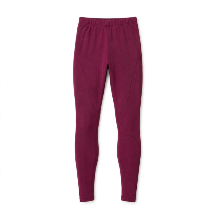 Mens Training Tights - Burgundy Plum