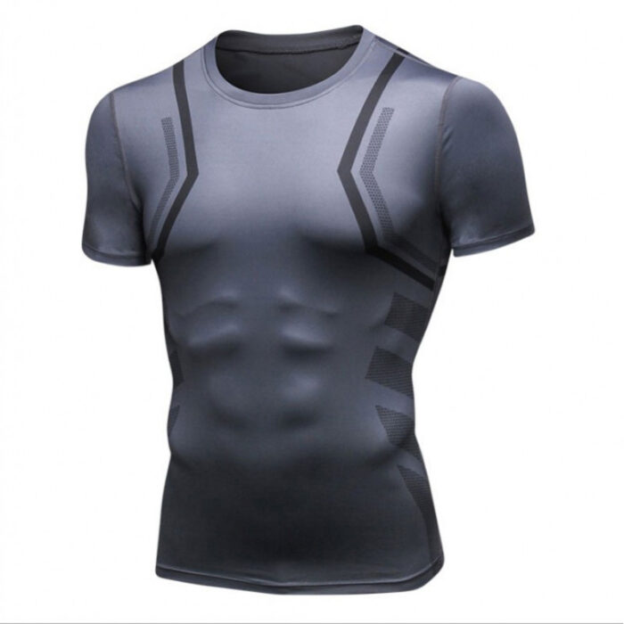 Men's Targeted Muscle Support Short-Sleeve Athletic Shirt
