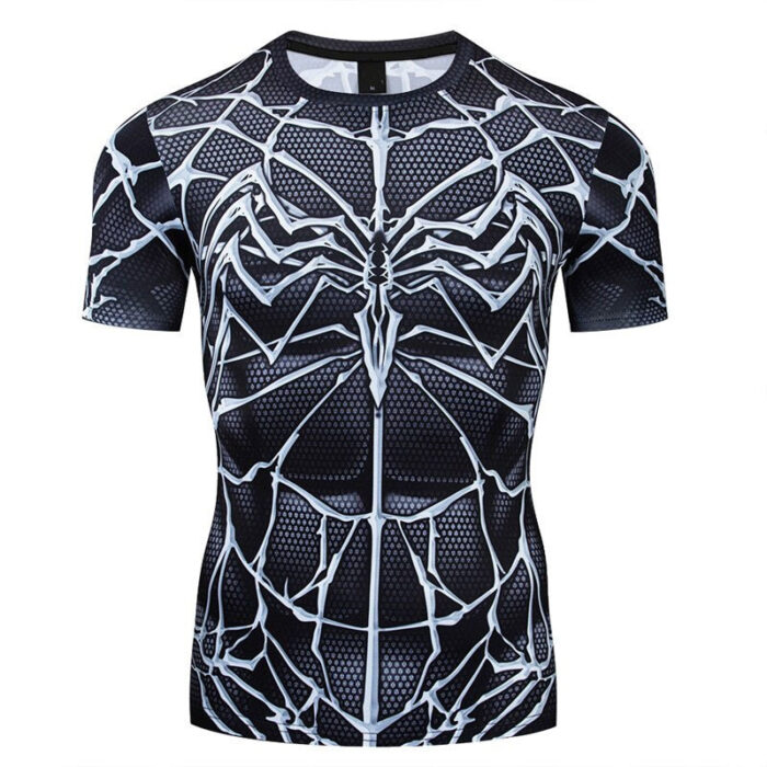 Men's High-Ventilation Cooling Short-Sleeve Compression Top