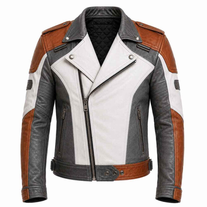 Men's Modern Brando Rocker Leather Jacket