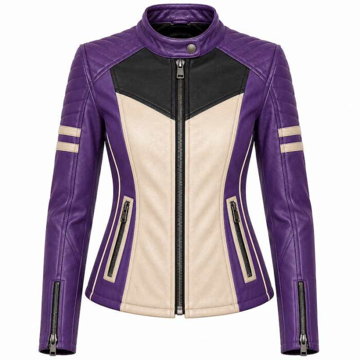 Women's Blender Moto Asymmetric Leather Jacket