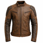 Men's Retro Rider Vintage Leather Jacket