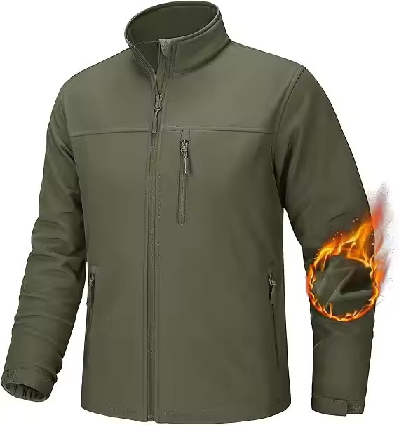 Men's Ergonomic Multi-Pocket Sport Soft Shell Jacket