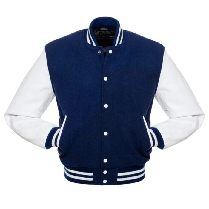 Men's Heritage Letterman Snap-Button Varsity Jacket