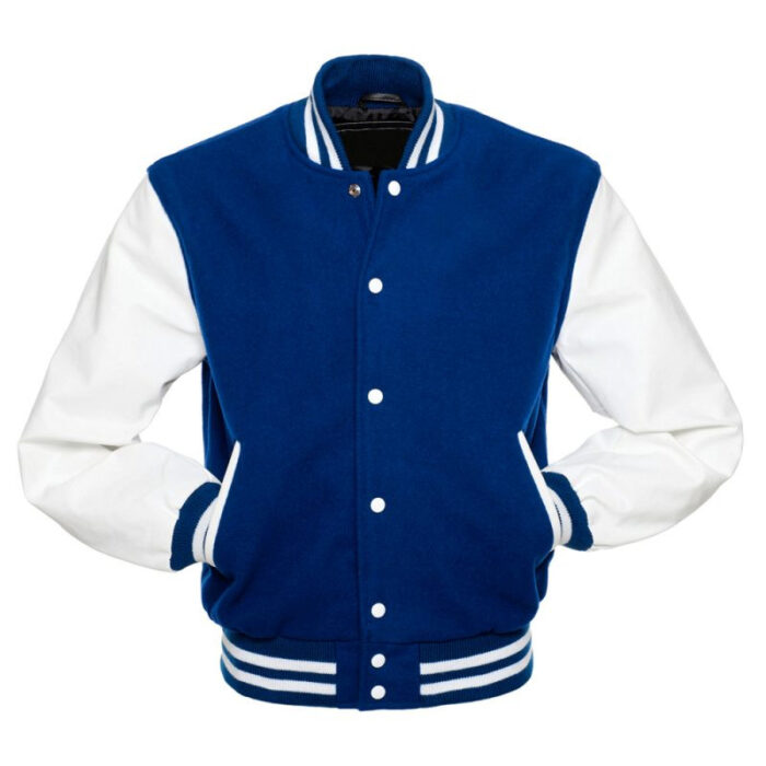 Men's Heavyweight Fleece Athletic Varsity Bomber